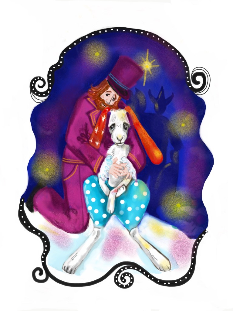 Poor Cloth ears had hurst his paw